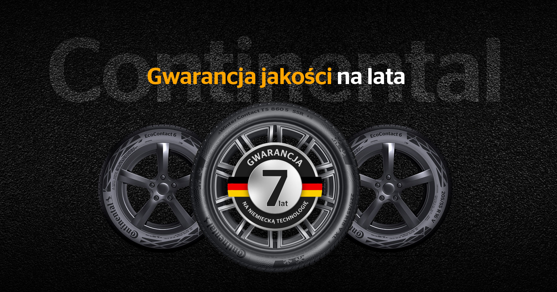 Continental 7 lat gwarancja